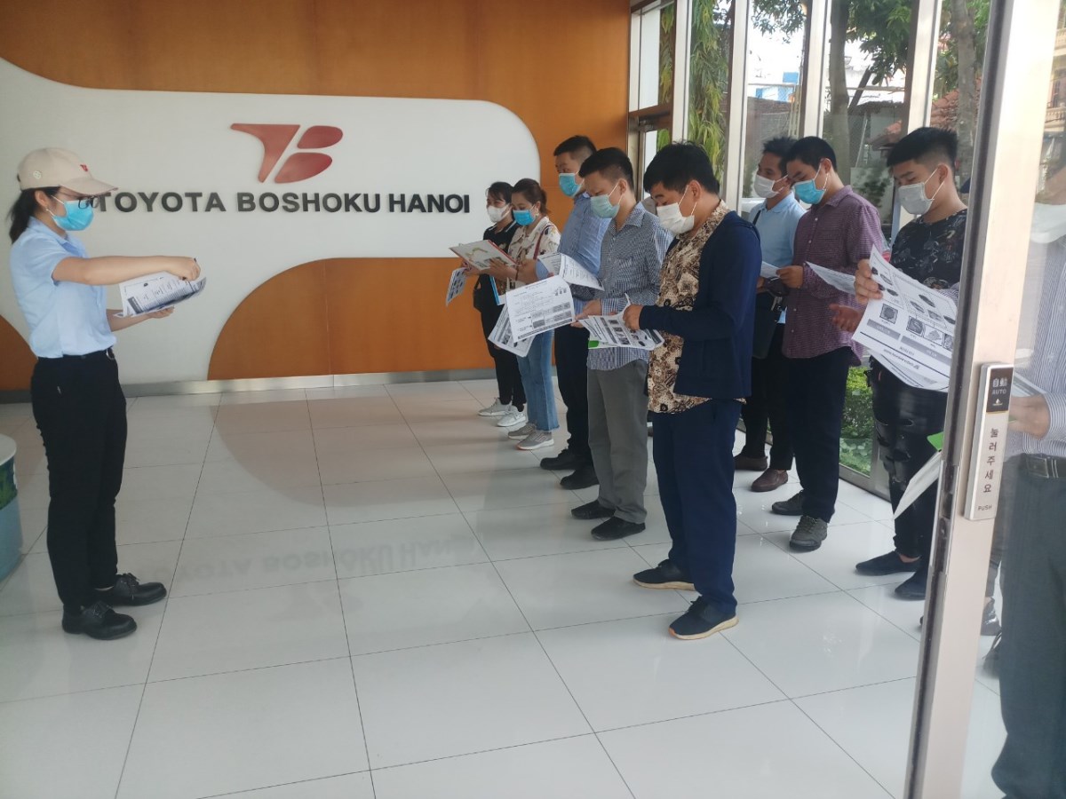 Cung cấp lao động cho công ty Toyota Boshuku Hà Nội - May nội thất ôtô