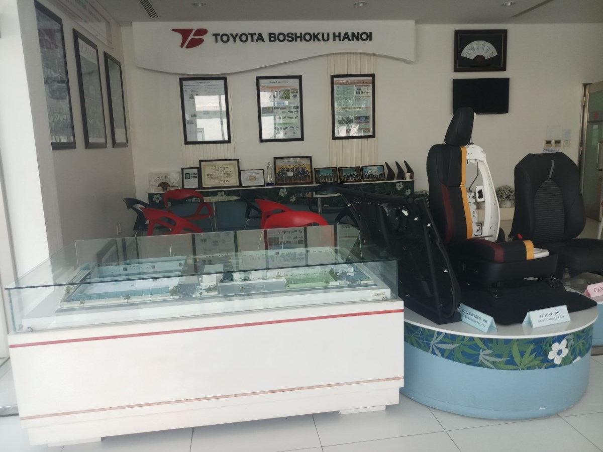 Cung cấp lao động cho công ty Toyota Boshuku Hà Nội - May nội thất ôtô