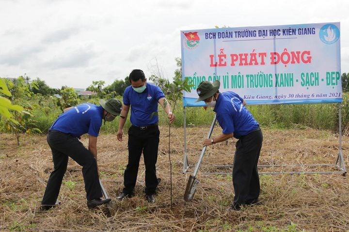 Kiên Giang 7 đội hình tham gia chiến dịch Thanh niên tình nguyện hè 2021