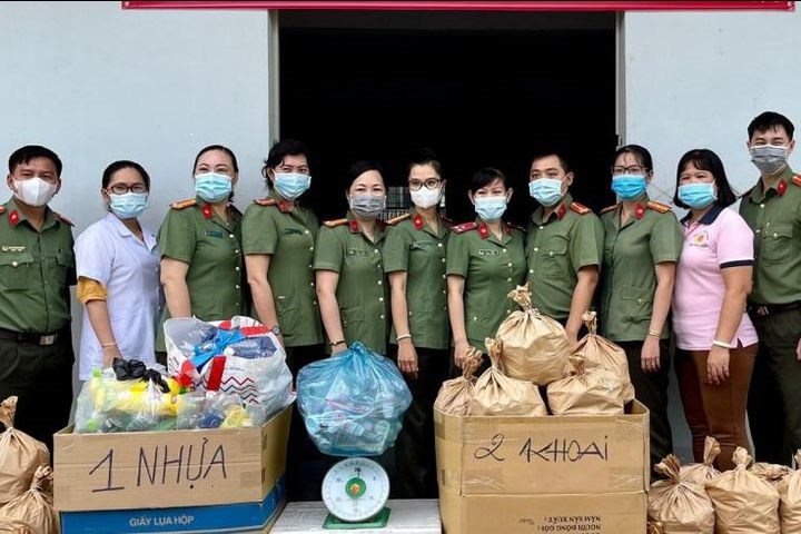 Sôi nổi hoạt động 1 Nhựa 2 Khoai vì sức khỏe ngày mai