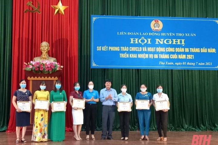 Các cấp công đoàn huyện Thọ Xuân chăm lo đời sống cho đoàn viên, người lao động