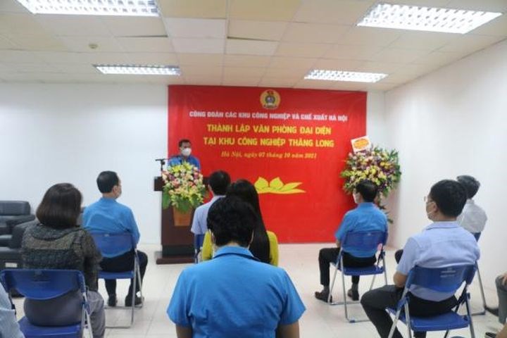 Ra mắt 2 Văn phòng đại diện Công đoàn các Khu Công nghiệp và Chế xuất Hà Nội