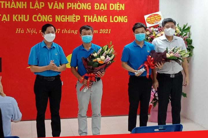 Công đoàn các Khu công nghiệp và Chế xuất Hà Nội thành lập 2 văn phòng đại diện