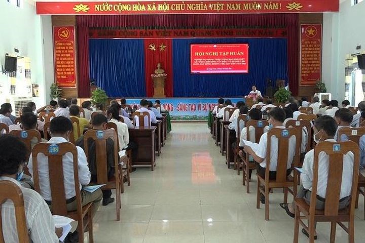 Quảng Nam Tập huấn nghiệp vụ văn hóa cơ sở