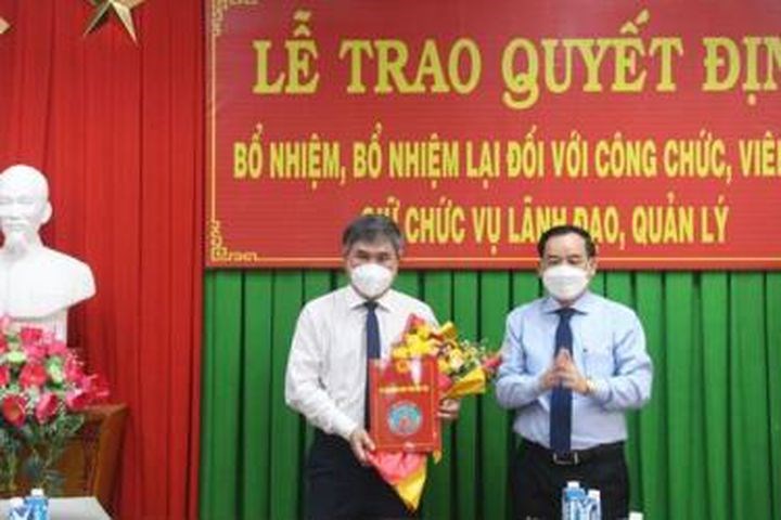 Bí thư Huyện ủy Châu Thành làm Giám đốc Sở Kế hoạch và Đầu tư Bến Tre