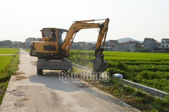 Việt Yên Thêm 2 xã, thôn được công nhận nông thôn mới nâng cao, kiểu mẫu