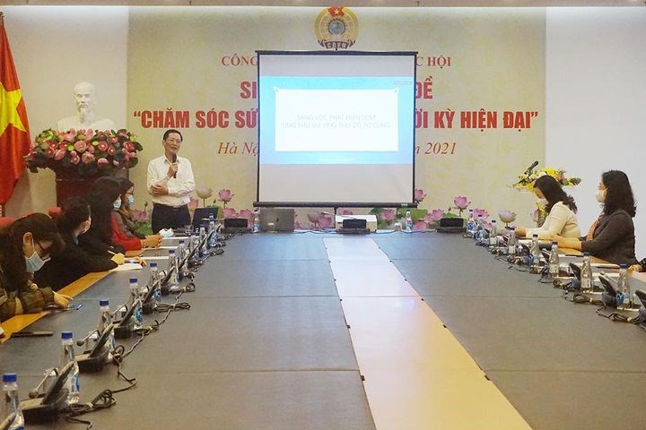 CÔNG ĐOÀN VĂN PHÒNG QUỐC HỘI TỔ CHỨC HỘI NGHỊ SINH HOẠT CHUYÊN ĐỀ CHĂM SÓC SỨC KHỎE CHỦ ĐỘNG CHO PHỤ NỮ THỜI KỲ HIỆN ĐẠI