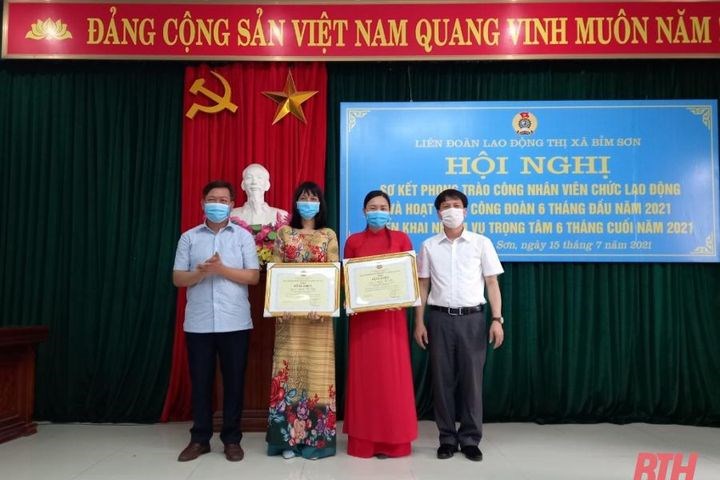 LĐLĐ thị xã Bỉm Sơn chăm lo đời sống đoàn viên, người lao động khó khăn