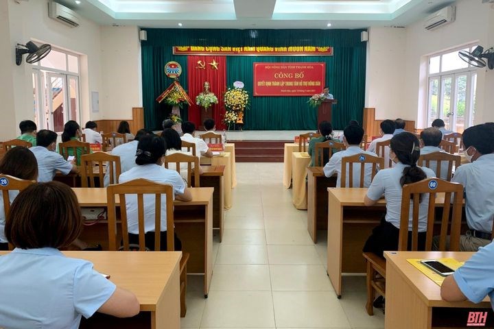 Thành lập Trung tâm Hỗ trợ nông dân tỉnh Thanh Hóa