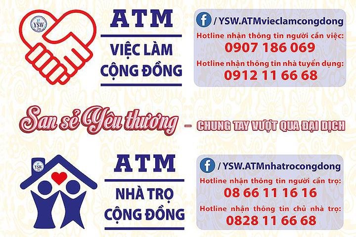 ATM việc làm và phòng trọ cộng đồng chia sẻ khó khăn với người lao động