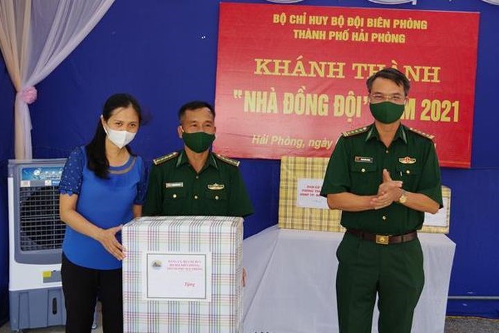 BĐBP thành phố Hải Phòng khánh thành, bàn giao Nhà đồng đội cho quân nhân có hoàn cảnh khó khăn