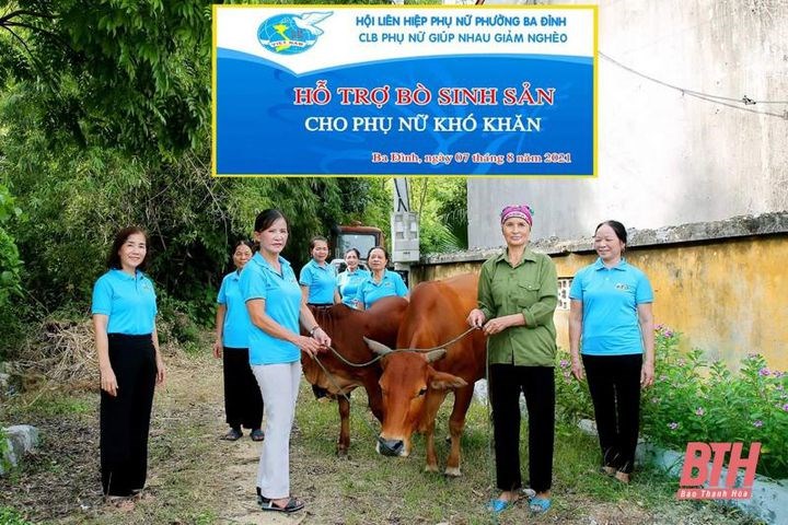 Hiệu quả từ mô hình CLB Phụ nữ giúp nhau giảm nghèo ở thị xã Bỉm Sơn