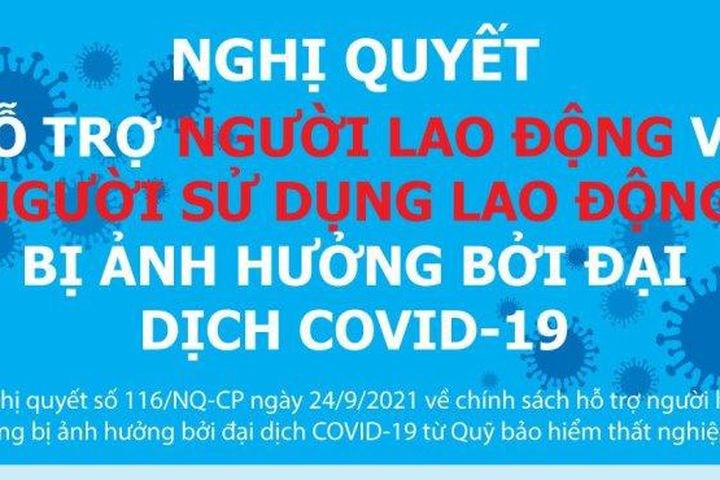 Infographic 6 nhóm lao động và người sử dụng lao động được hỗ trợ từ gói 38.000 tỷ đồng