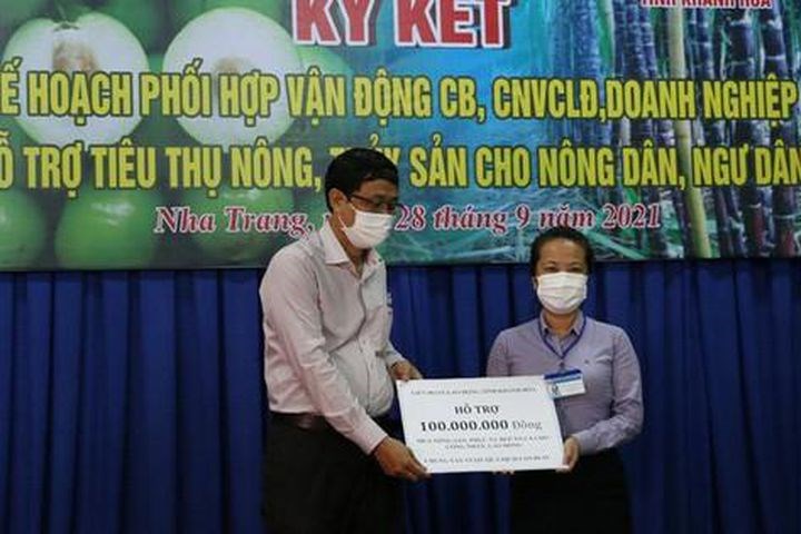 Khánh Hòa phấn đấu mỗi đoàn viên mua 50.000 đồng nông thủy sản cho nông dân