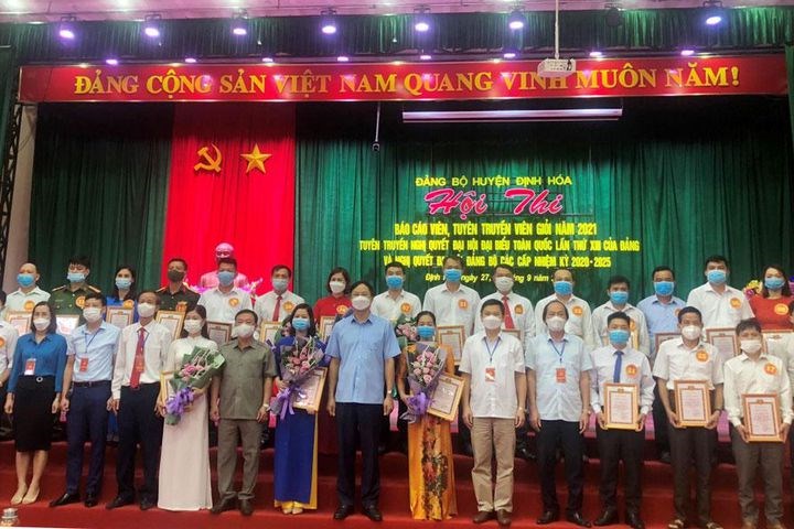 Định Hóa 26 thí sinh thi báo cáo viên, tuyền truyền viên giỏi