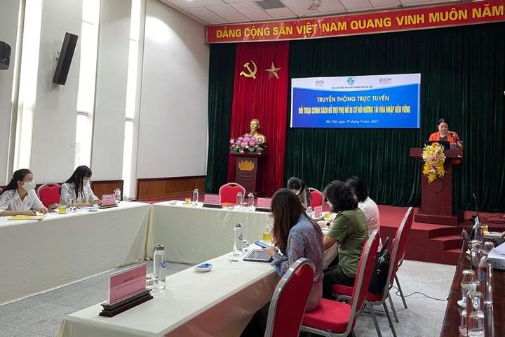 Hỗ trợ phụ nữ di cư hồi hương tái hòa nhập bền vững