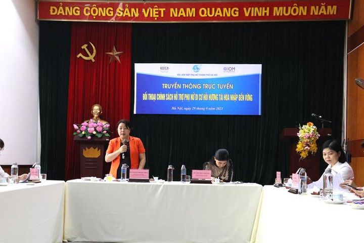 Hỗ trợ toàn diện phụ nữ di cư hồi hương, hòa nhập bền vững