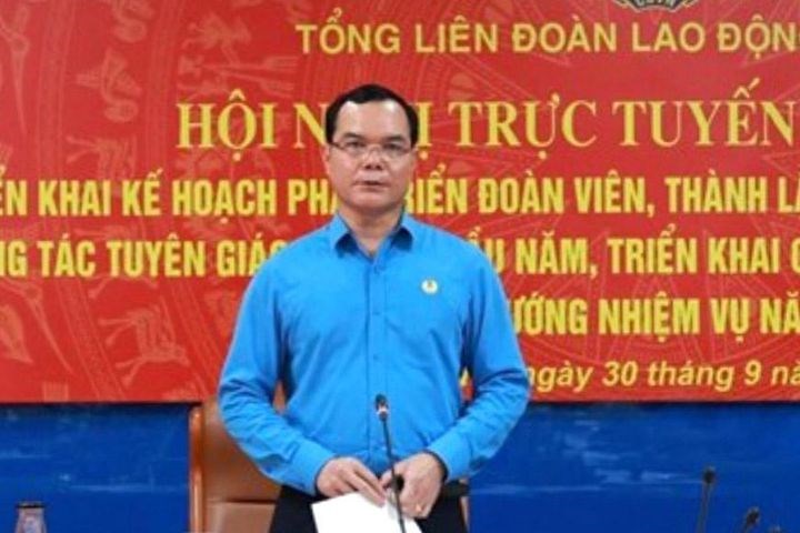 Phấn đấu đến hết năm 2023, tăng thêm 1,6 triệu đoàn viên công đoàn